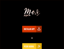 Tablet Screenshot of mepizzas.com.br
